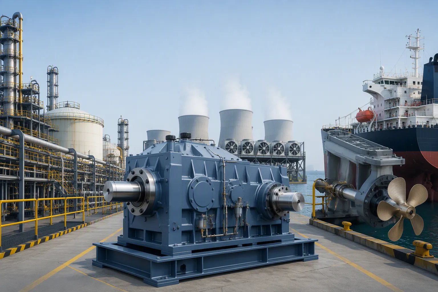 img of Industrial Gearbox Applications: Oil, Gas, Marine
